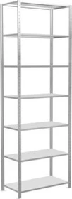 Schulte Lagertechnik Multiplus 150 Schwerlastregal 100x300x50cm lichtgrau