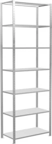 Schulte Lagertechnik Multiplus 150 Schwerlastregal 100x300x50cm lichtgrau