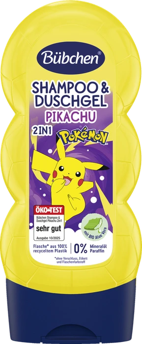 Bübchen Kids Pokémon Pikachu Shampoo & Duschgel, 230ml
