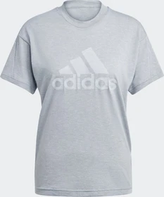 adidas Future Icons Winners 3.0 T-Shirt kurzarm medium grey heather/white (Damen)