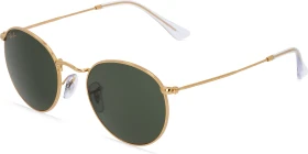 Ray-Ban RB3447 Round Metal Legend Gold 50mm polished gold/g15 green