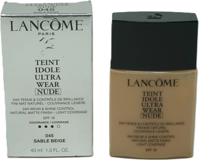 Lancôme Teint Idole Ultra Wear Nude Foundation 045 Sable Beige LSF19, 40ml
