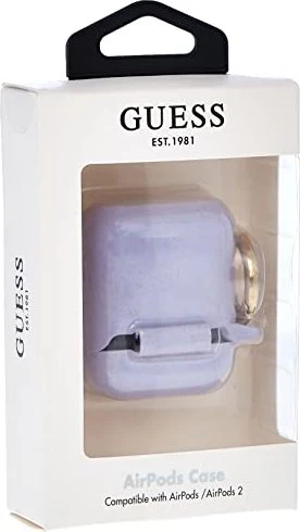 Guess Airpods 1 und 2 Hülle Silicone Vintage