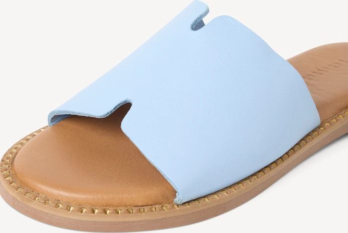 Tamaris Lederpantolette blau (Damen)