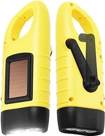 Simpeak Hand Crank LED Taschenlampe gelb