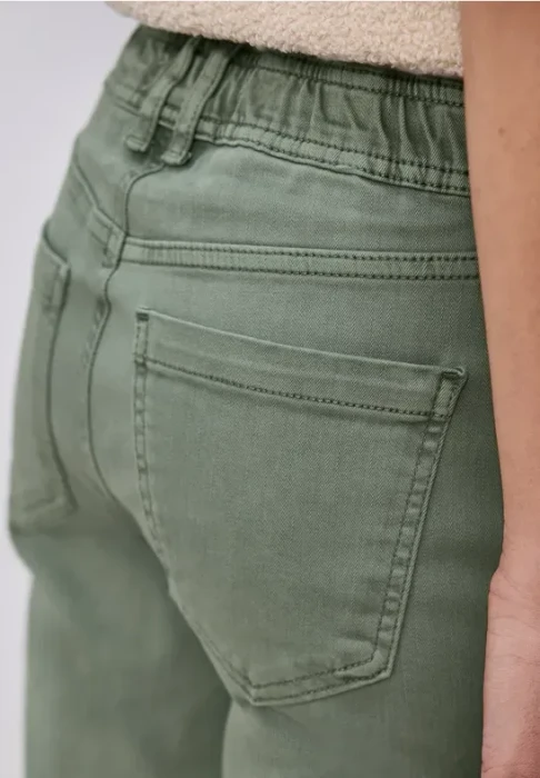 Street One Charlie Cargo Jeans sage green washed (Damen)