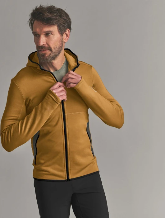 Ortovox Fleece Hoody Funktionsjacke dark cumin (Herren)