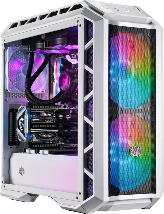 Cooler Master MasterCase H500P Mesh ARGB, weiß, Glasfenster
