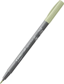 Staedtler pigment brush pen 371 pastellgrün, 10er-Pack