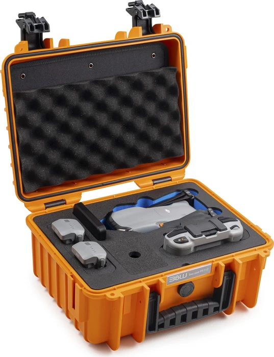 B&W International Drone Case Typ 3000 PP.117 für DJI Air 3 orange