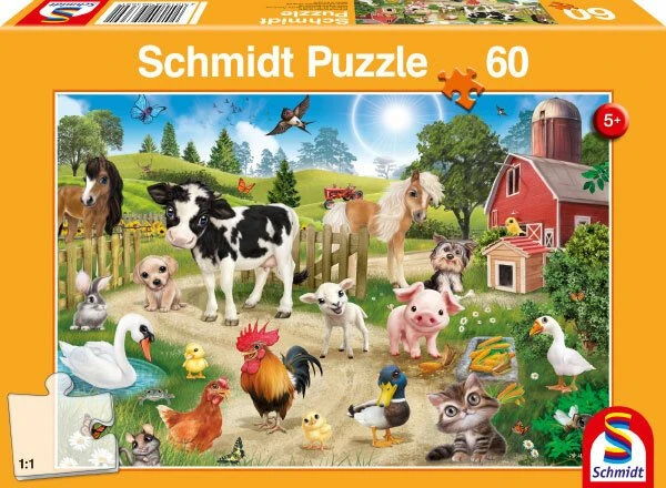 Schmidt Spiele Animal Club Bauernhoftiere