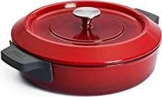 Woll Iron Guss-Kasserolle mit Deckel 28cm rot