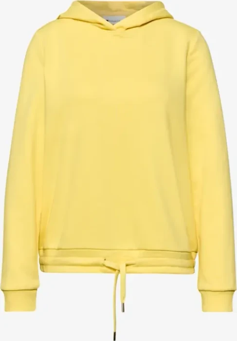 Street One Unifarbe Hoodie bloom yellow (Damen)