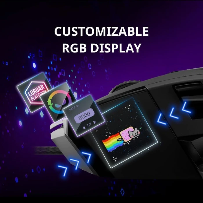 Lorgar MSP80 8KHz Gaming Mouse Pro, weiß, USB
