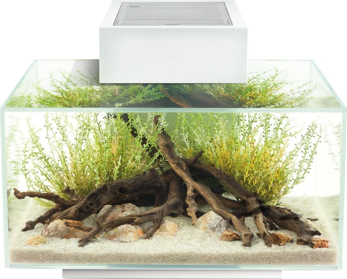 Fluval Edge 2.0 Aquarium-Set, weiß, 23l