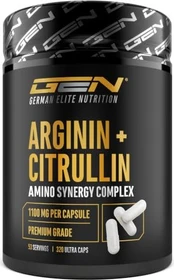 GEN Germen Elite Nutrition Arginin + Citrullin Kapseln, 320 Stück