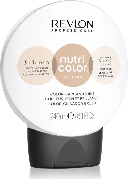 Revlon Nutri Color Filters Haartönung 931 light beige, 240ml