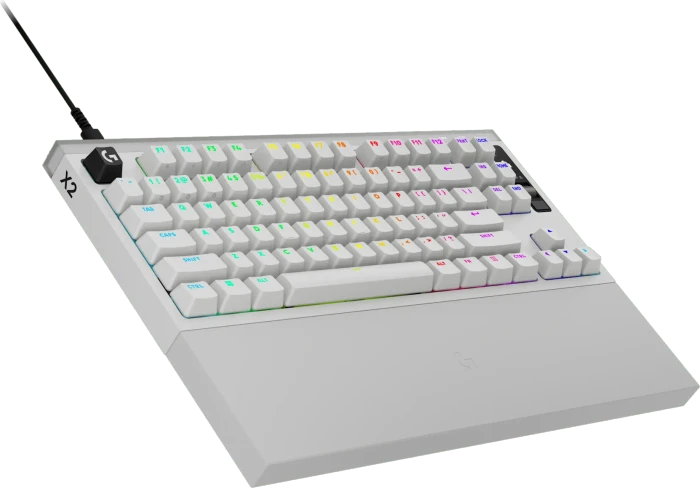 Logitech G PRO X2 TKL Rapid, weiß, KS-20 Magnetic Analog, USB, EN