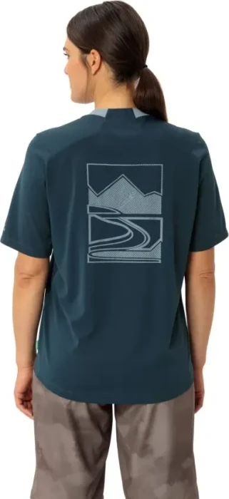 Vaude Loamer Mountainbike Funktionsshirt kurzarm dark sea (Damen)
