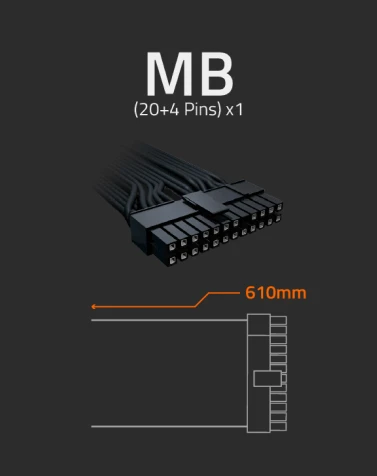 GIGABYTE UD750GM 750W, ATX 2.31