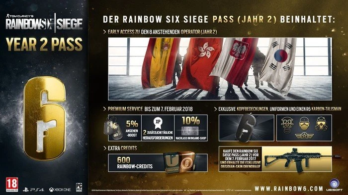 Rainbow Six: Siege - Gold Edition - Year 2 (Xbox One/SX)