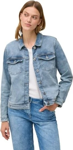 CECIL Knopfleiste Jeansjacke authentic used wash (Damen)