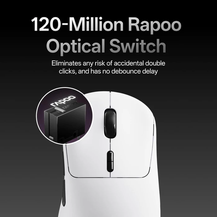 Rapoo VT3 Max Gen-2 8K Wireless Gaming Mouse weiß, USB