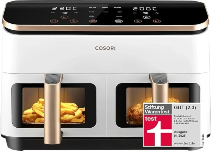 Cosori 2 Kammern 8.5 Liter weiß
