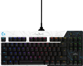 Logitech G Pro Gaming Keyboard, K/DA Edition, TKL, GX-BROWN, USB, US