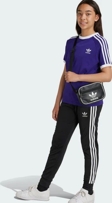 adidas 3-Streifen T-Shirt kurzarm collegiate purple (Junior)