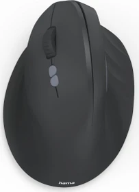 Hama EWM-500L Ergonomic Vertical Mouse, schwarz, Linkshänder, USB (00173089)