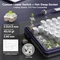 Redragon Terraflare K762 Pro Wireless, White & Purple, LEDs RGB, Mint Mambo, USB/Bluetooth, US Vorschaubild