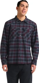 Jack Wolfskin Baja Flannel Hemd langarm check dark navy (Herren)