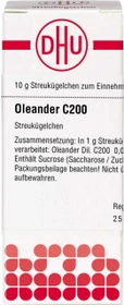 DHU Oleander C200 Globuli, 10g