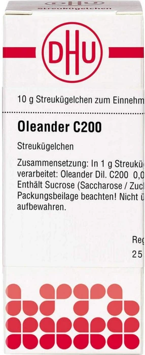 DHU Oleander C200 Globuli, 10g