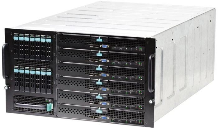 Intel Modular Server Chassis, 6HE, 1x 1000W redundant