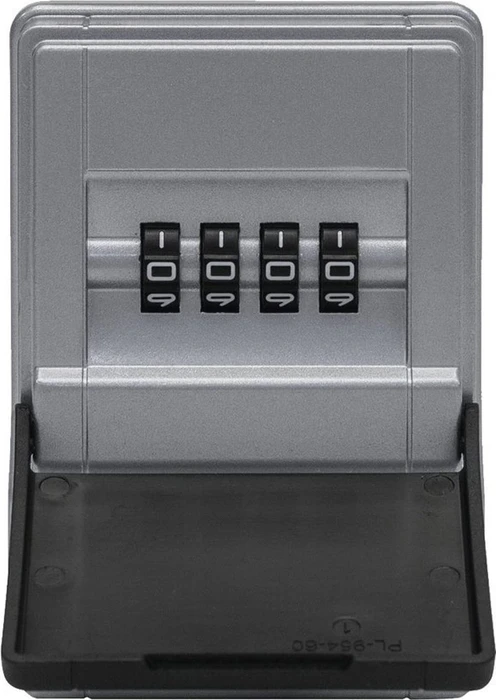 ABUS KeyGarage 727 Mini zur Wandmontage Schlüsselkasten, schwarz/silber, mechanische Zahlenkombination