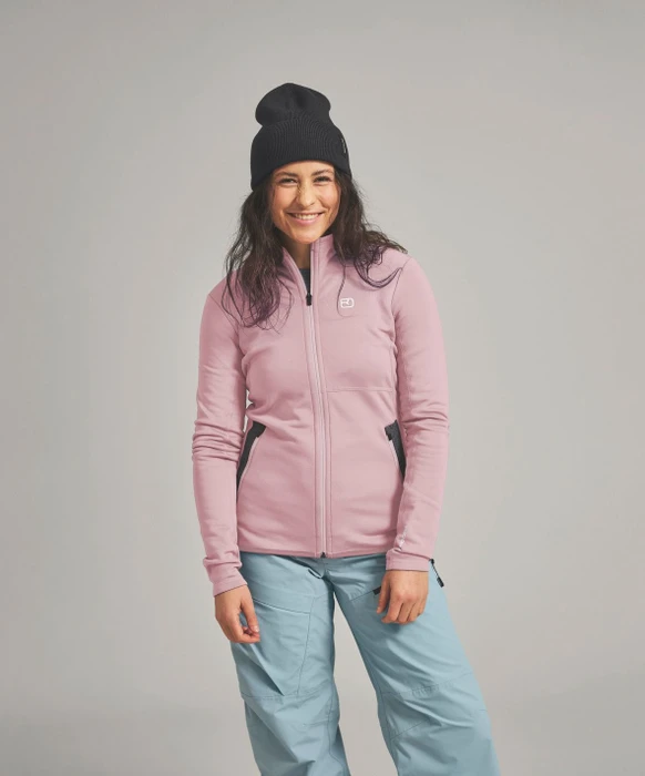 Ortovox Fleece Funktionsjacke dawn rose (Damen)
