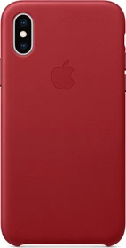 Apple Leder Case für iPhone XS rot
