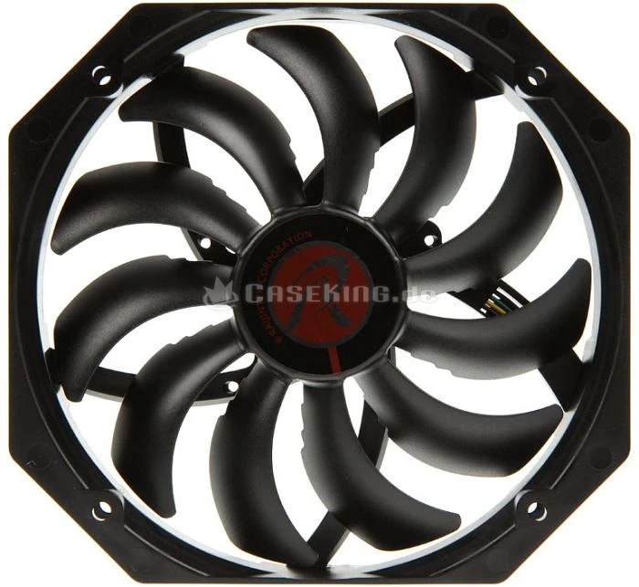 Raijintek Boreas Alpha, schwarz, 140mm