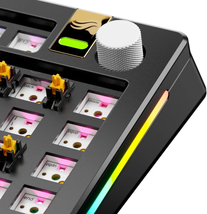 Glorious Gaming Rotary Knob für GMMK 3 PRO Tastatur und GMMK Numpads, Aluminium, Matte White, weiß, 1 Taste