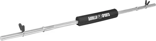 Gorilla Sports Nackenpolster Federverschluss 170cm Langhantel