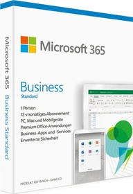 Microsoft 365 Business Standard, 1 Jahr, ESD (deutsch) (PC/MAC)