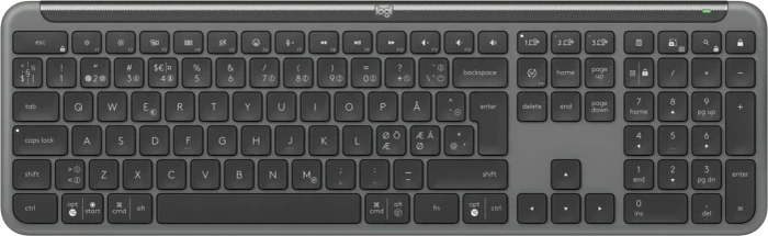 Logitech K950 Signature Slim, Graphite, Logi Bolt, USB/Bluetooth, ND