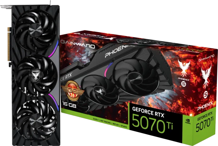Gainward GeForce RTX 5070 Ti Phoenix-S GS, 16GB GDDR7, HDMI, 3x DP