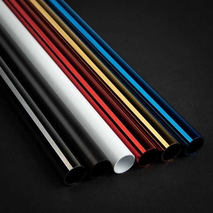 Bitspower Messing Hardtube 14mm, schwarz, Black Sparkle