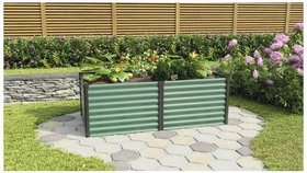 Vitavia Linus 630 Hochbeet 188x96cm seegras/schwarz