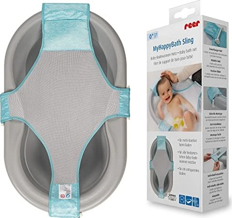 reer MyHappyBath Sling Badewannennetz blau/grau