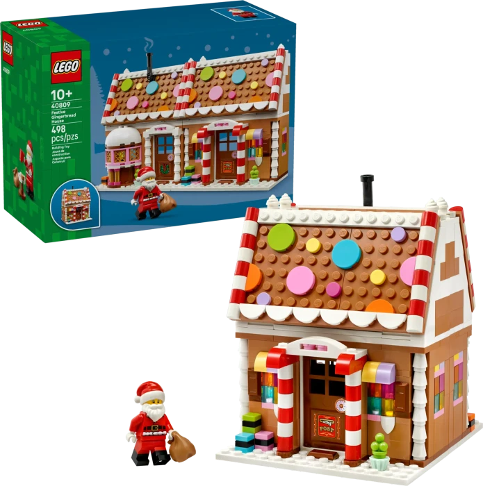LEGO Weihnachtliches Lebkuchenhaus