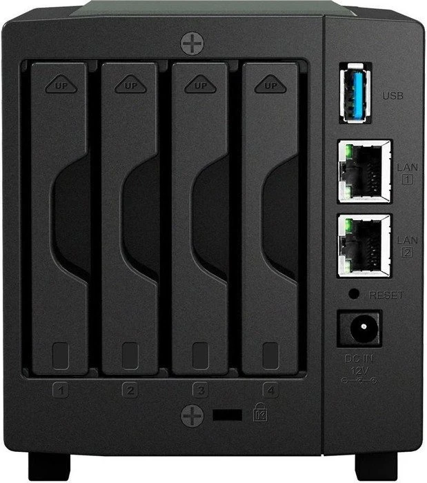 Synology DiskStation DS411slim, 256MB RAM, 1x RJ-45 1000Base-T, 2x USB-A 2.0